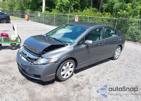 2010 Honda Civic Lx из США, поврежденный, VIN 2HGFA1F56AH588176